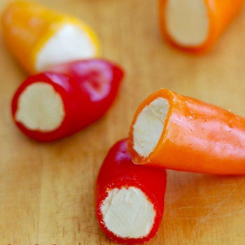 Diabetes-friendly stuffed mini peppers